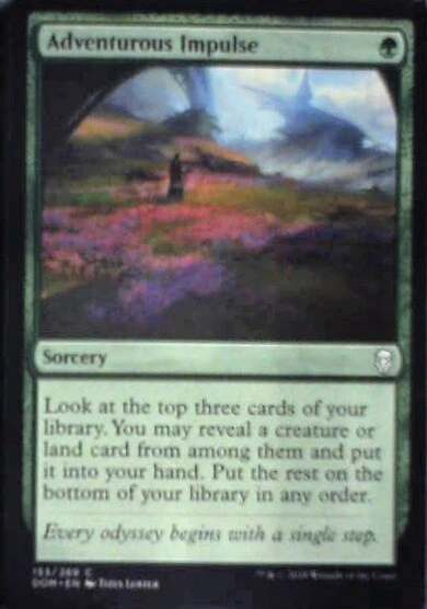 Adventurous Impulse - Dominaria: #153, Magic: The Gathering Nm R166 - Image 1 of 1