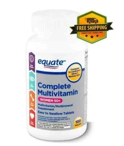 Equate Complete Multivitamin and Multimineral Supplement Women 50+, 100 Count - Picture 1 of 4
