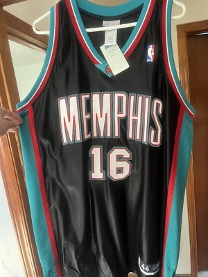 Authentic Reebok Memphis Grizzlies Pau Gasol Jersey #16 Size 44 - Image 1 of 4