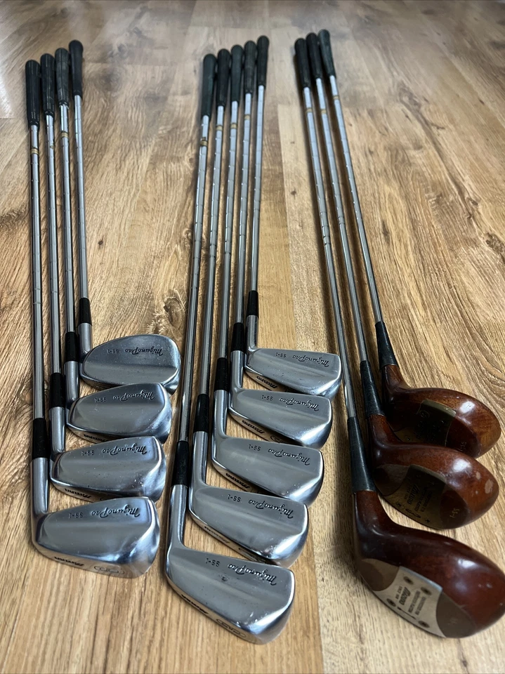 Mizuno SS-1 Golf Set 1,3,5 woods, 3-SW forged irons Nippon Harmonica Stiff  - Image 1 of 4