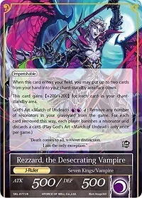 Rezzard, the Undead Lord // Rezzard, the Desecrating Vampire [SKL-077/J] Near Mi - Image 1 of 1