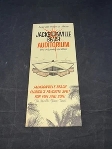 Jacksonville Beach AuditoriumTravel Brochure rare - Picture 1 of 4