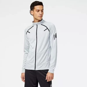 New Balance Light Aluminum Gray Tenacity Training Full Zip Track Jacket XL - Foto 1 di 10
