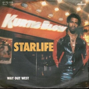 45 7" Kurtis Blow – Starlife / Way Out West Germany 1981 Mercury – 6170 108 - Imagen 1 de 3
