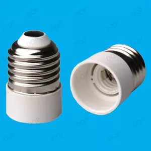 6x Edison Screw ES E27 to Small Screw E14 SES Bulb Adaptors Converters Holders - Picture 1 of 1