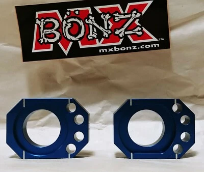 BLOQUES DE EJE DE RUEDA TRASERA SUZUKI RMZ 250 2004-2024 RM-Z250 BLOQUES DE AJUSTE DE CADENA Foto 1 de 4