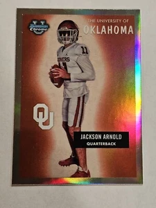 Jackson Arnold - REFRACTOR 1955 BOWMAN - 2023 Bowman U Chrome Football #55BF-27 - Picture 1 of 2