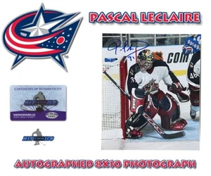 Pascal LeClaire Signed Columbus Blue Jackets 8X10 PHOTO w/COA - Picture 1 of 1