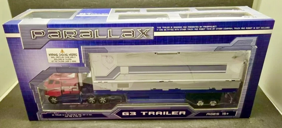 TRANSFORMERS FANSPROJECT G3 TRAILER & CHUG CLASSIC OPTIMUS PRIME +TOYHAX UPGRADE - Image 1 of 4