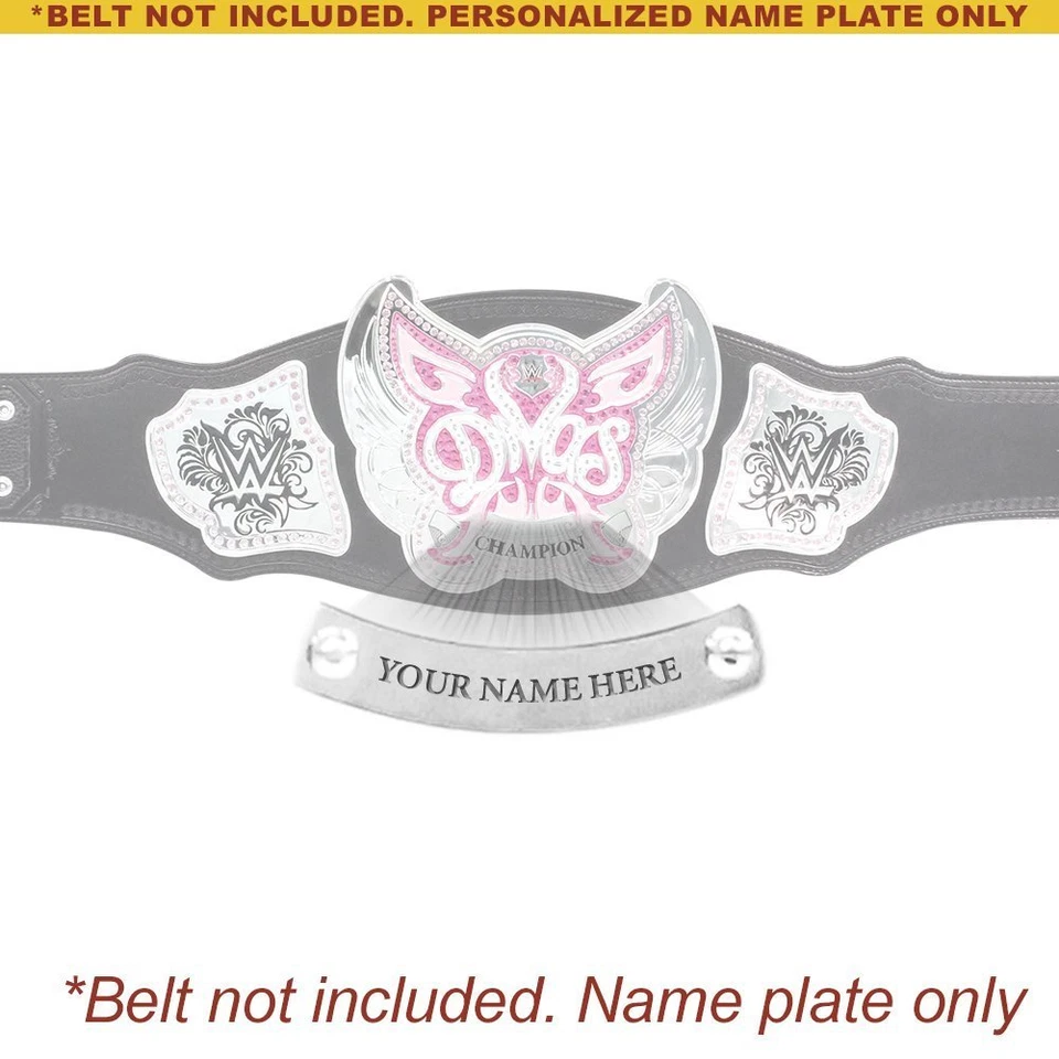 Personalized Nameplate for Adult WWE Divas Replica Belt (WWE SHOP ONLY) - Image 1 of 1