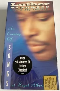 LUTHER VANDROSS - IMMER UND FÜR IMMER: EIN ABEND VOLLER LIEDER AUF ROYAL ALBERT - VHS-BAND - Bild 1 von 2