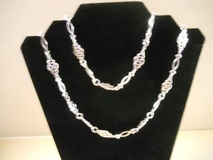 Polished chrome 30" necklace Great Quality - Picture 1 of 4