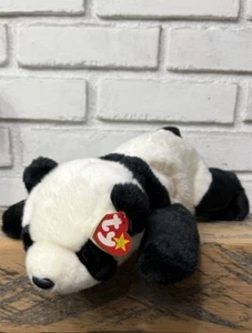 Ty Beanie Buddy Peking the Panda 13.5" Plush Stuffed Animal Tag 1998 - Picture 1 of 10