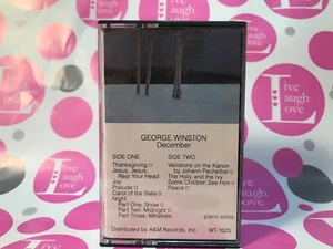 GEORGE WINSTON - DECEMBER - CASSETTE TAPE - Picture 1 of 2