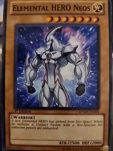 Elemental HERO Neos - 1st Edition - Yugioh Light Monster - Vintage - Picture 1 of 1