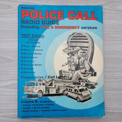 Radio Shack Police Call Frequency Guide 1987 Edition Volume 6 Fire Emergency - Image 1 of 4