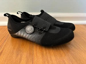 SHIMANO SH-IC500 High Performance Indoor Cycling Shoe, Black, EUR Size 40 - Picture 1 of 4