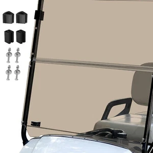 Yamaha G29 / Drive Golf Cart Tinted Fold Down Windshield | 2007 - 2016 - Picture 1 of 7