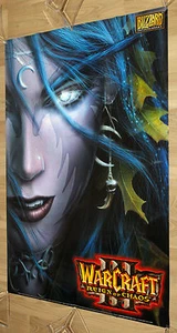 2002 Warcraft III Reign of Chaos Blizzard Entertainment Official Poster 90x64cm - Picture 1 of 4
