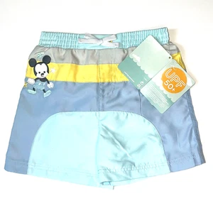 Disney Badehose Badeanzug Baby Kleinkind Junge 12 -18 M Mickey Mouse UPF 50+ NEU - Bild 1 von 5