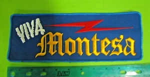 Montesa Viva Montesa Grand 11 " x 4 " Patch NOS Vintage Broder Moto Usure - Photo 1 sur 4