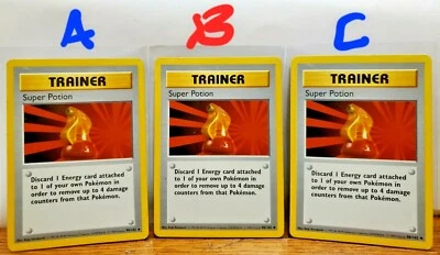 Shadowless SUPER POTION Trainer Base Set 90/102 - Pokemon WoTC English - Image 1 of 2