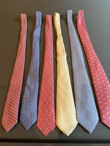 Vineyard Vines Boys Ties Assorted Lacrosse Patterns 6 Great Condition! - Picture 1 of 3