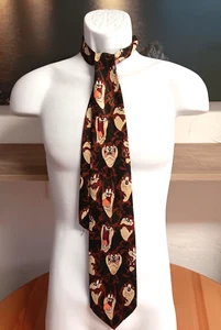 Looney Tunes Mania Vintage 1996 Men's Neck Tie Taz Dry Clean Only 54 inch - Picture 1 of 5