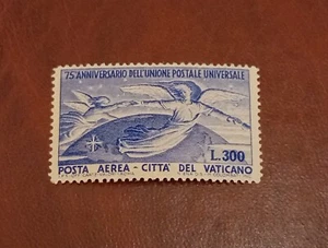 1949 Città del Vaticano Posta Aerea PA 75° UPU Lire 300 n 18 oltremare Colombati - Foto 1 di 4