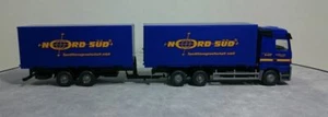 Wiking H0 599 03 41 MB Actros remolque maleta "Norte Sur" NUEVO & EMBALAJE ORIGINAL - Imagen 1 de 5