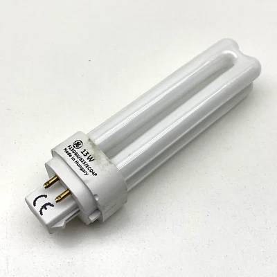 (10-Pack) GE F13DBX/835/ECO4P Fluorescent 13W Lamp Light Bulb 3500K 4-Pin G24q-1 - Image 1 of 4