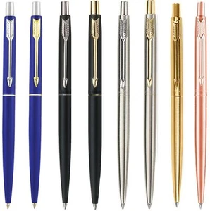 Parker Classic Ball Pen - Silver, Gold , Matte Black Body , Silver or  Gold Trim - Picture 1 of 15