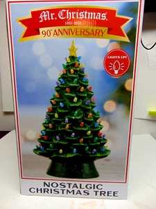 MR Christmas Nostalgic 90 TH Anniversary Christmas lighted Tree New - Bild 1 von 9