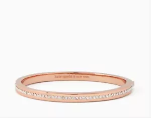 Anello Kate Spade Nuovo con etichette Bracciale Cerniera O0RU2241 Oro Rosa $79 - Foto 1 di 3