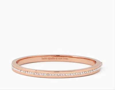🌸Nuevo con etiquetas Brazalete con bisagras Kate Spade Ring IT Up Pave O0RU2241 oro rosa $79 Foto 1 de 3