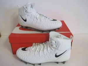 NEW NIKE FORCE PRO TD P AJ6605 101 MENS FOOTBALL CLEATS BLACK/WHITE SHOES - Picture 1 of 11