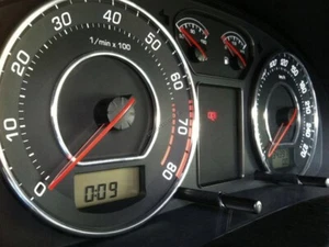 Fits Skoda Superb I 2001-2008 4-Teilig Poliert Aluminium Tachoringe Tacho Ringe - Picture 1 of 9