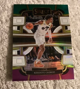 2023 Panini Select Concourse Green White Purple Prizm Keyonte George Rookie RC - Bild 1 von 2