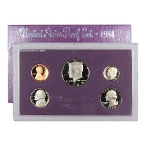 1984 Clad Proof Set U.S. Mint Original Government Packaging OGP - Picture 1 of 2