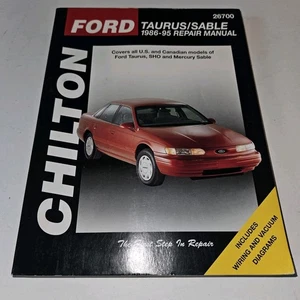 1986-95 Ford Taurus Sable Repair Manual Chilton 26700 Used - Picture 1 of 3