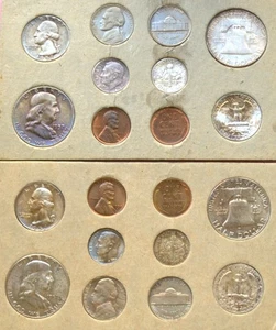 1957 Philadelphia & Denver Double Mint Sets - Picture 1 of 7