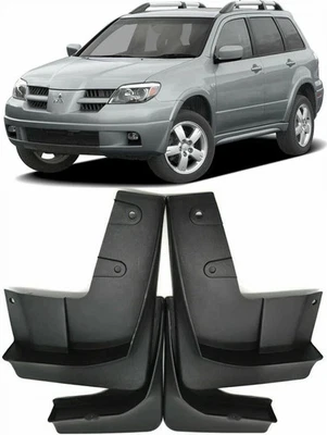 Conjunto completo genuíno de protetores contra respingos para lama para 2003-2006 Mitsubishi Outlander - Imagem 1 de 4