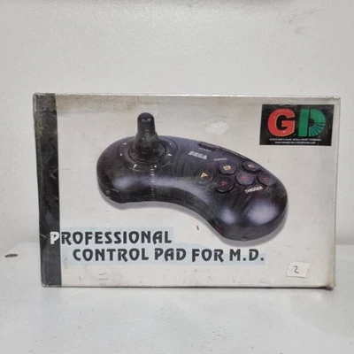 Sega Megadrive Controller 6 Six Button - Professional Pad For M.D. - 2- Rare-NEW - Image 1 of 4
