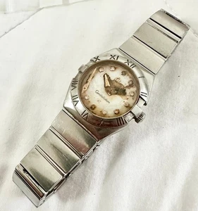 Reloj pulsera Omega Constellation de acero inoxidable para dama, se vende para repuestos - Imagen 1 de 6