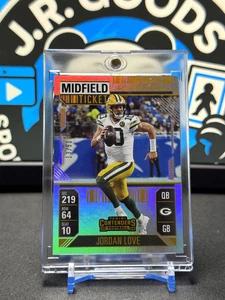 2024 Contenders Season Midfield Ticket FOTL 13/50 Jordan Love Green Bay Packers - Picture 1 of 2