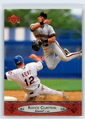 1996 Upper Deck Royce Clayton San Francisco Giants #198 - Image 1 of 2
