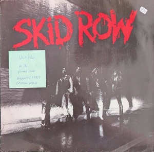 Skid Row Self Titled Vinyl Record VG+/VG 781936-1 1989 1st Press - Picture 1 of 2