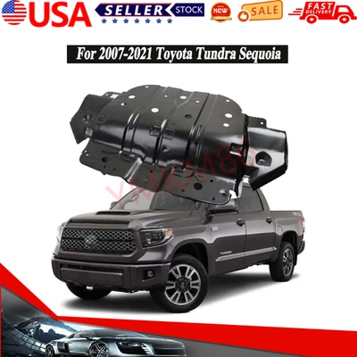 Placa de deslizamiento del motor delantero debajo del vientre para Toyota Tundra Sequoia 2014 2015 Foto 1 de 4