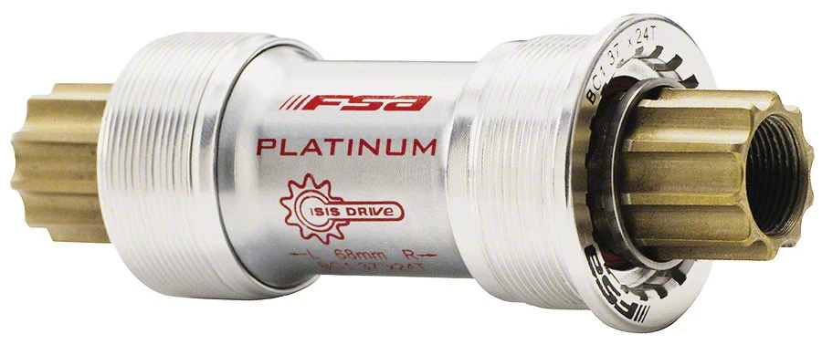 FSA Platinum ISIS Triple Sealed Cartridge Bearings BSA Bottom Bracket 68x108mm - Image 1 of 1