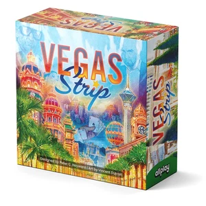 Vegas Strip Bluffing Board Game Allplay DL24104 Family Corrupt Casino - Picture 1 of 4
